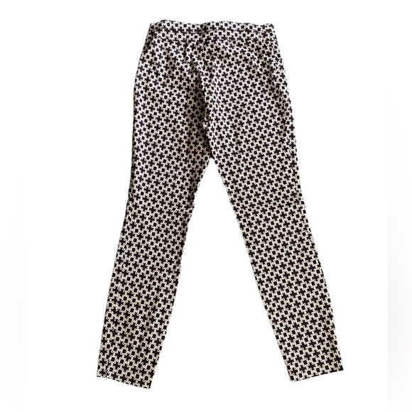 {Joe B} Hexagon Print Fitted elastic Waist Straight let Dress Pants - Picture 6 of 9